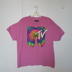 Pink MTV Graphic Tee